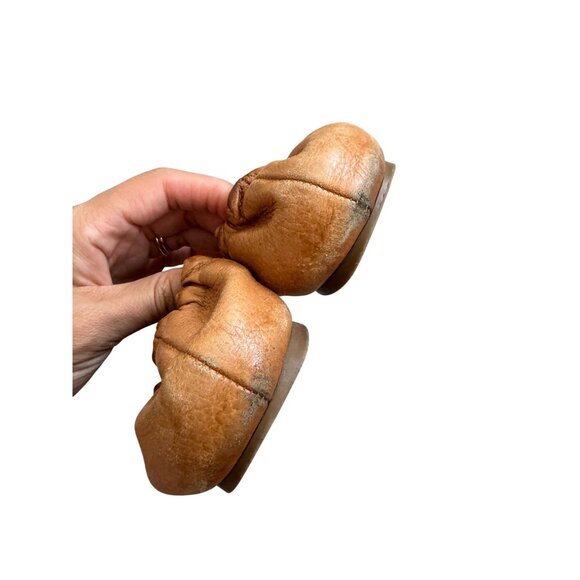 TORY BURCH Tan Leather Reva Ballet Flats size 10.5 - Picture 5 of 9